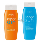 Ziaja Sun SPF 15 suntan lotion 150 ml + soothing gel after sunbathing 200 ml, duopack