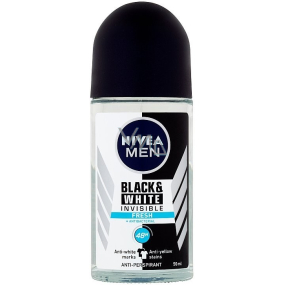 Nivea Men Invisible Black & White Fresh ball antiperspirant deodorant roll-on 50 ml
