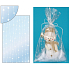 Angel Transparent bag with stars on the line 20 x 35 cm
