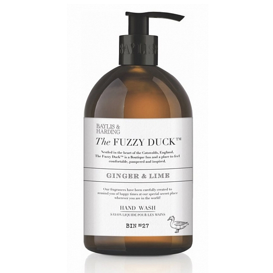 Baylis & Harding Men Ginger and Lime liquid hand soap dispenser 500 ml