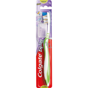 Colgate Zig Zag Plus Medium medium toothbrush + travel cap 1 piece