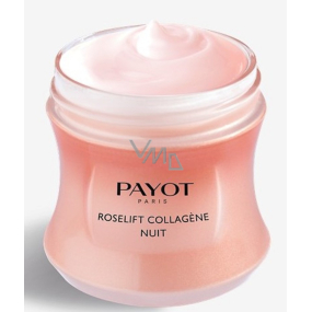 Payot Roselift Collagene Nuit Shaping Night Oil Cream helps slow down the effects of skin slackening 50 ml