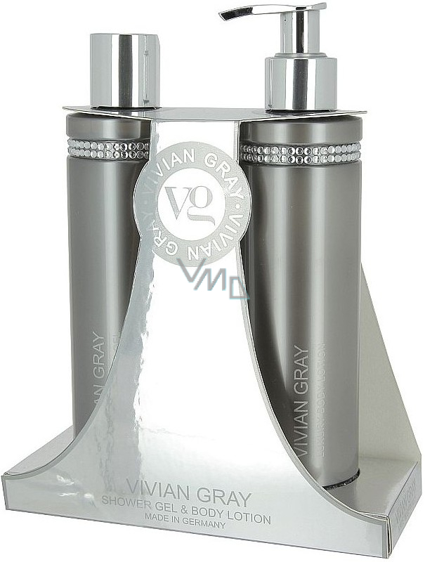 Vivian Gray Crystal Gray Body Lotion 250 ml + 250 ml shower gel