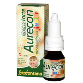 Fytofontana Aurecon Junior drops forte natural ear drops for pain relief 10 ml