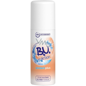 BU In Action Protect Plus antiperspirant deodorant spray for women mini 50 ml