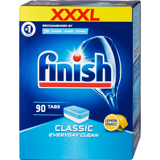 Finish Classic Lemon dishwasher tablets 90 pieces