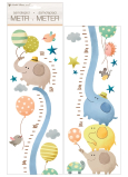 Wall stickers children's meter Elephants, up to 120 cm
