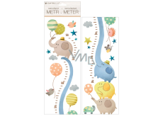 Wall stickers children's meter Elephants, up to 120 cm