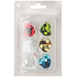 Heart sequins 5 mm, color mix 18 g