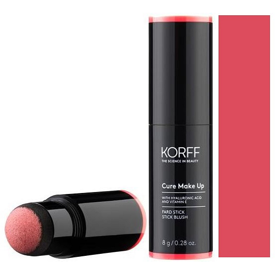 Korff Cure Make up Stick Blush blush in a stick with foam applicator 02 8 g