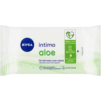 Nivea Intimo Aloe Wipes for Intimate Hygiene, 15 pcs