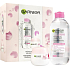 Garnier Rose Box micellar water for sensitive skin 400 ml + moisturizing day cream 50 ml, cosmetic set