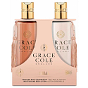 Grace Cole Ginger Lily & Mandarin - Ginger Lily and Mandarin shower gel 300 ml + moisturizing body lotion 300 ml, cosmetic set for women