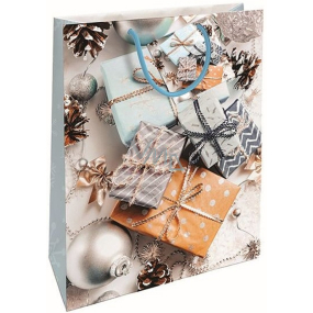 Nekupto Paper gift bag 32,5 x 26 x 13 cm Christmas gifts in the snow