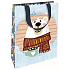 Nekupto Gift paper bag 11 x 17,5 x 8 cm Christmas bear