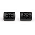 Onyx Pisces zodiac sign, natural stone bracelet pendant, 10 mm 1 piece, life force stone
