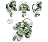 Sterling silver 925 Marvel The Avengers, Hulk, bracelet bead