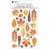 Autumn leaves stickers 14 x 25 cm
