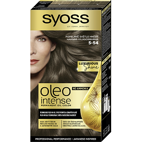 Syoss Oleo Intense hair dye 5-54 Ash light brown Syoss Oleo Intense hair dye 5-54 Ash light brown