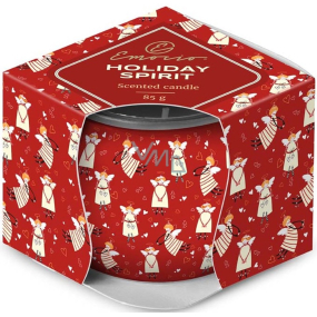 Emocio Dekor Holiday Spirit - Cookie and Cream scented candle glass 70 x 62 mm 85 g