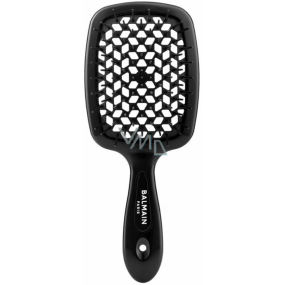 Balmain Black Detangling Brush luxury hair brush with super soft and flexible bristles