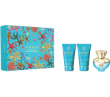 Versace Dylan Turquoise Eau de Toilette 50 ml + Body Gel 50 ml + Shower Gel 50 ml, gift set for women
