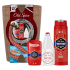Old Spice Captain deodorant stick 50 ml + 3in1 shower gel for face, body and hair 250 ml + aftershave 100 ml + wooden barrel, cosmetic set for men