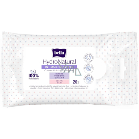 Bella Hydro Natural Intimate Wet Wipes 20 pieces