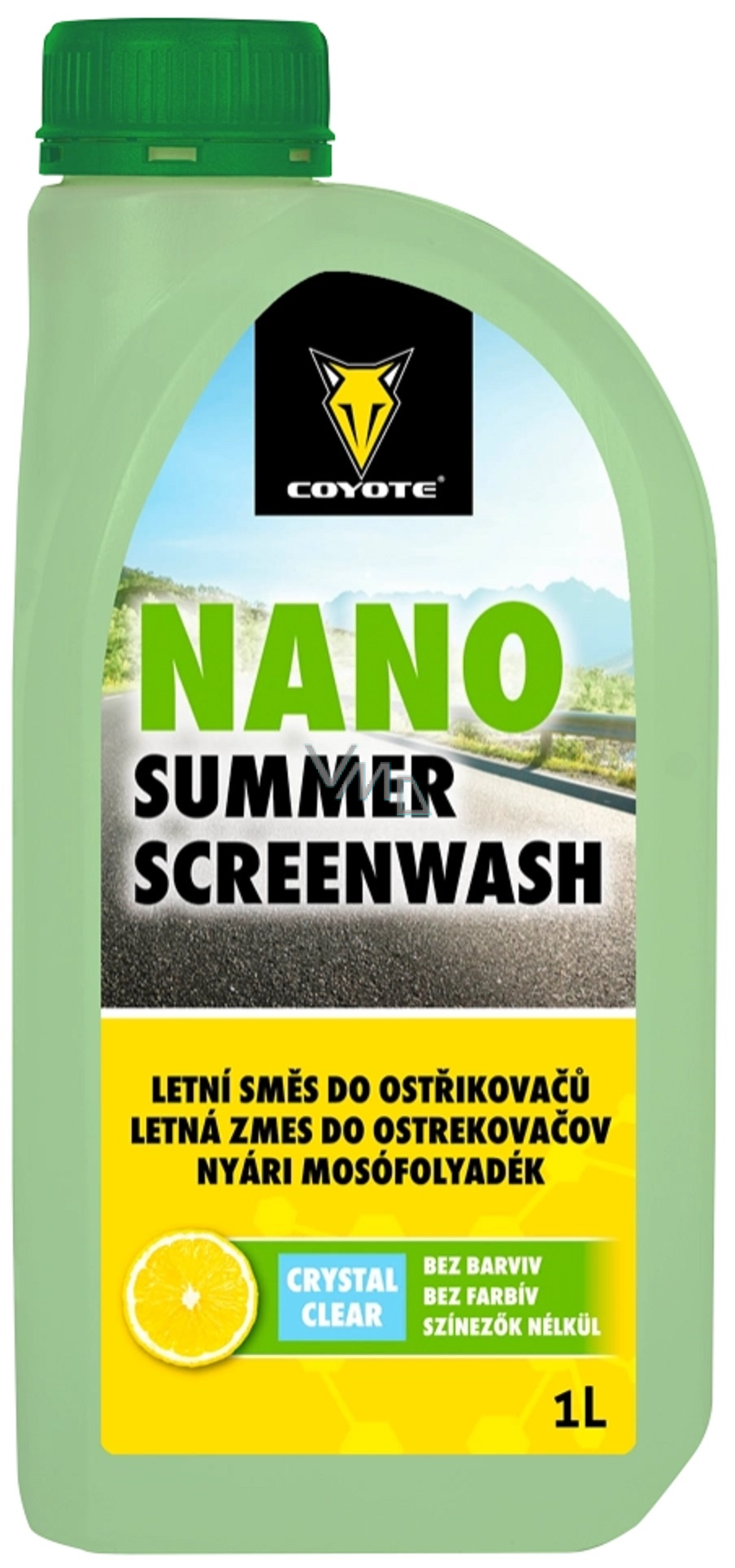 Coyote Nano summer windscreen washer fluid, dyefree 1 l VMD