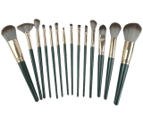 VeMDom LY14 set of cosmetic brushes with synthetic bristles 12 pieces