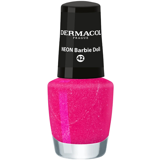Dermacol Neon Nail Polish Neon Nail Polish 42 Barbie Doll 5 ml