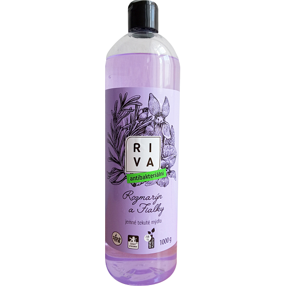 Riva Liquid Antibacterial Soap, Refill, 1 L