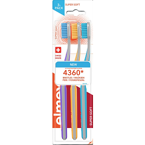 Elmex Supersoft 3-pack toothbrush