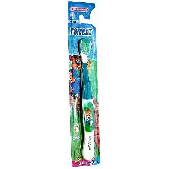 Abella Tomcat Medium Toothbrush for Kids 1 Piece FA613
