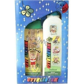 Bohemia Gifts Kids Four-leaf clover Bobík shampoo 300 ml and bath 500 ml, cosmetic set