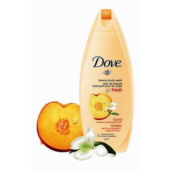 Dove Go Fresh Burst Nectarine & White Ginger Shower Gel 250 ml
