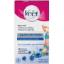Veet Easy-Gel Wax Strips for Sensitive Skin - Bikini and Underarms 16 pieces + Perfect Finish Wipes for Final Care 3 pieces