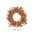 Shabby gold garland with copper glitters 33cm