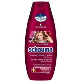 Schauma Super Fruit & Nutrition shampoo for dry hair nourishes, restores shine 400 ml