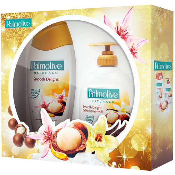 Palmolive Naturals Vanilla Care Liquid Soap Vanilla & Macadamia Oil 300 ml + shower gel 250 ml, cosmetic set