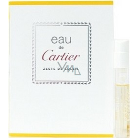 Cartier Eau de Cartier Zeste de Soleil Eau de Toilette for Women 1.5 ml with spray, vial