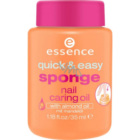 Essence Quick & Easy Sponge Nail Caring Oil caring oil for nails with a sponge of 35 ml
