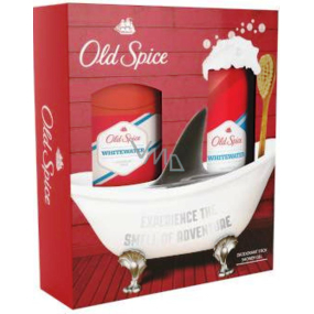 Old Spice White Water solid deodorant stick for men 50 ml + shower gel 250 ml, cosmetic set