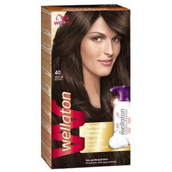 Wella Wellaton Foam Hair Color 4/0 Medium brown