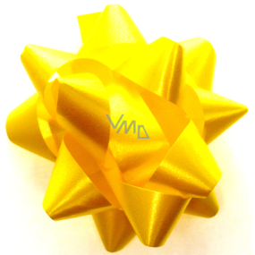 Nekupto Starfish medium standard yellow 6.5 cm