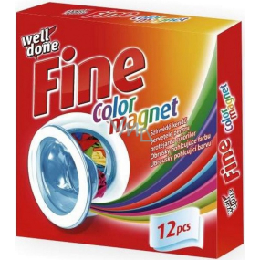 Well Done Fine Color Magnet wipes for absorbing color absorbing 12 pieces