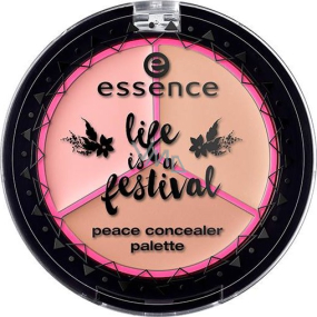 Essence Life Is a Festival Peace Concealer Palette concealer palette 01 A Piece of Peace 2.67 g