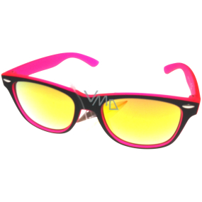 Dudes & Dudettes Sunglasses for children pink yellow glass JK4080