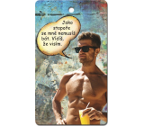 Bohemia Gifts Aromatic Scented Car Card Like a Hitchhiker 11 x 6.3 cm