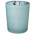 White glass candle holder 6.5 cm no.5